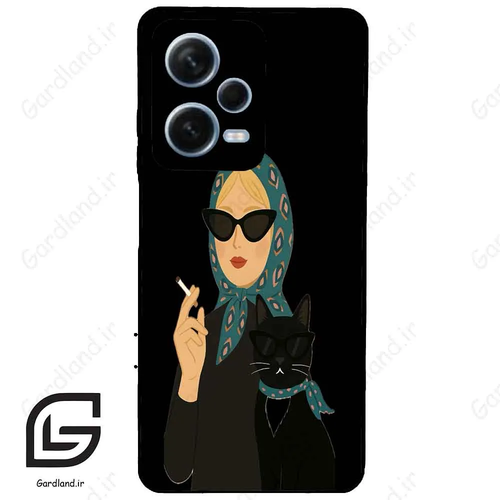 قاب گوشی شیائومی ردمی نوت 12 پرو (Redmi Note 12 Pro 5g ) طرح خانومی کد 2810