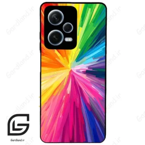 قاب گوشی شیائومی ردمی نوت 12 پرو (Redmi Note 12 Pro 5g ) طرح رنگارنگ کد 2877