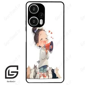 قاب گوشی شیائومی ردمی نوت 12 توربو (Redmi Note 12 Turbo ) طرح دخترانه کد 2027