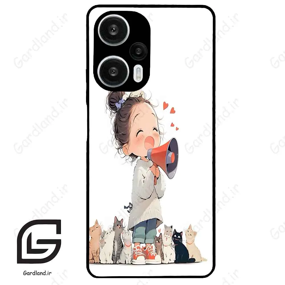قاب گوشی شیائومی ردمی نوت 12 توربو (Redmi Note 12 Turbo ) طرح دخترانه کد 2027