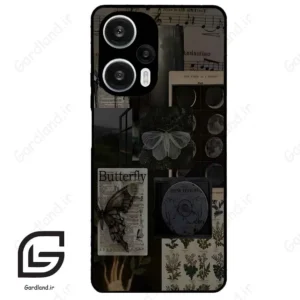 قاب گوشی شیائومی ردمی نوت 12 توربو (Redmi Note 12 Turbo ) طرح پروانه کد 2096