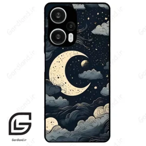 قاب گوشی شیائومی ردمی نوت 12 توربو (Redmi Note 12 Turbo ) طرح ماه کد 2173