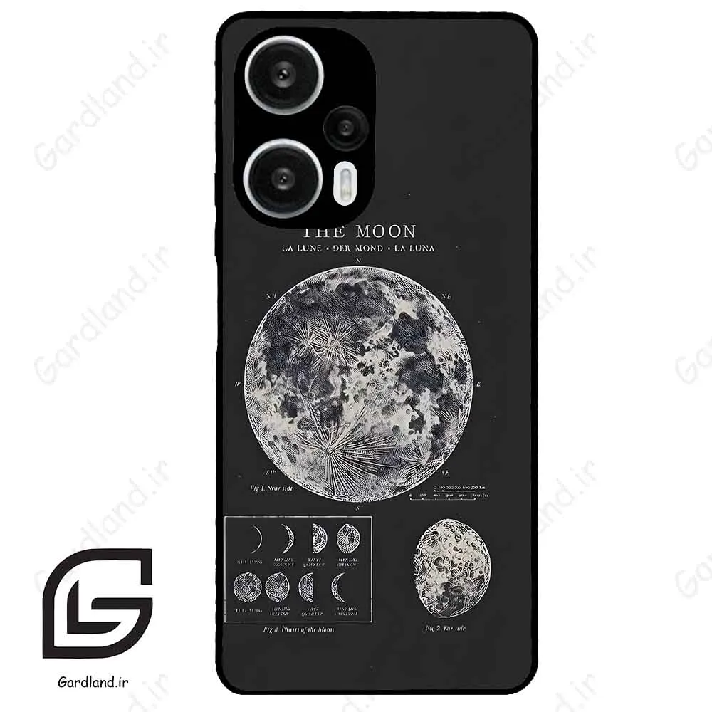قاب گوشی شیائومی ردمی نوت 12 توربو (Redmi Note 12 Turbo ) طرح ماه کد 2175
