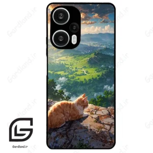 قاب گوشی شیائومی ردمی نوت 12 توربو (Redmi Note 12 Turbo ) طرح گربه کد 2203