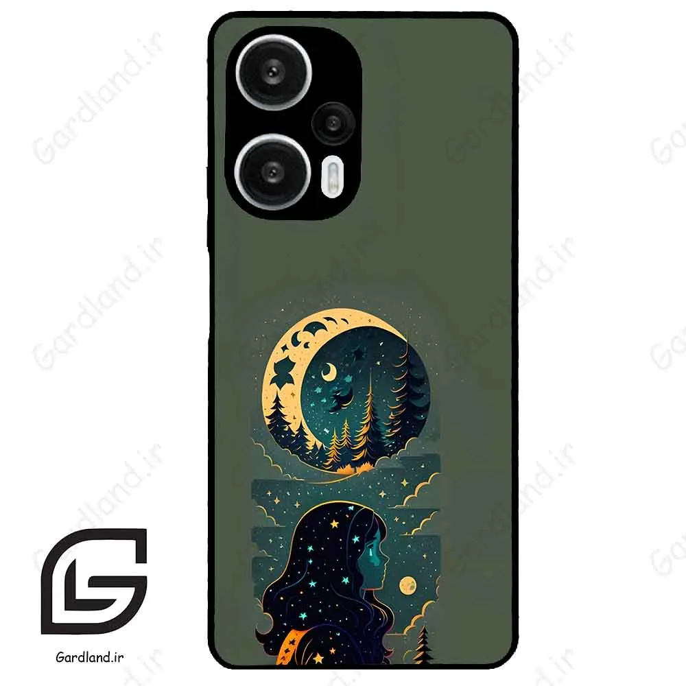 قاب گوشی شیائومی ردمی نوت 12 توربو (Redmi Note 12 Turbo ) طرح ماه کد 2267
