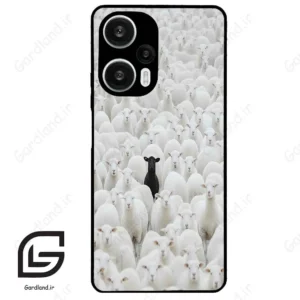 قاب گوشی شیائومی ردمی نوت 12 توربو (Redmi Note 12 Turbo ) طرح گوسفند کد 2296