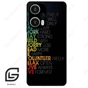 قاب گوشی شیائومی ردمی نوت 12 توربو (Redmi Note 12 Turbo ) طرح متن کد 2332
