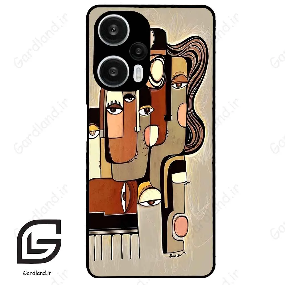 قاب گوشی شیائومی ردمی نوت 12 توربو (Redmi Note 12 Turbo ) طرح خانومی کد 2334