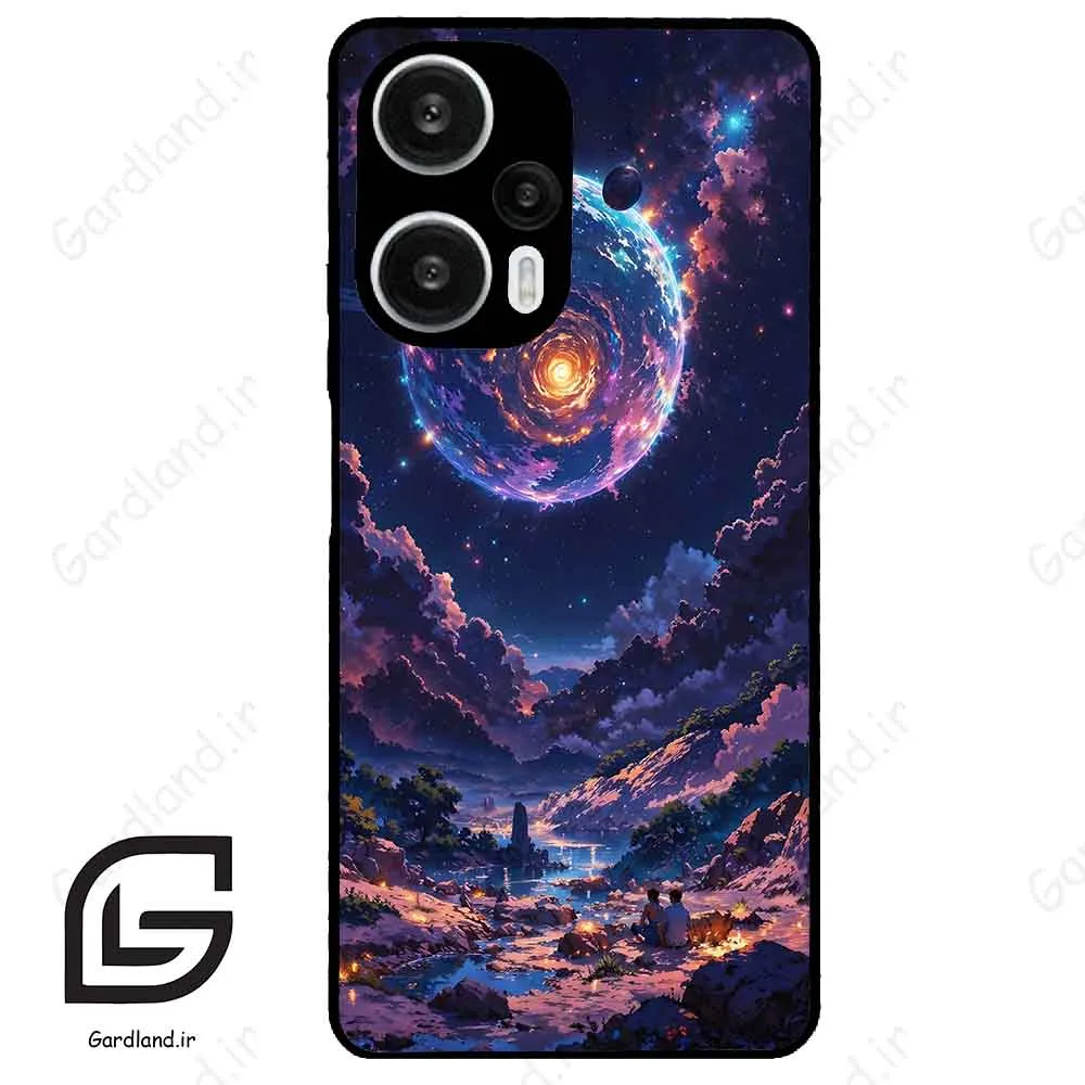 قاب گوشی شیائومی ردمی نوت 12 توربو (Redmi Note 12 Turbo ) طرح ماه کد 2344
