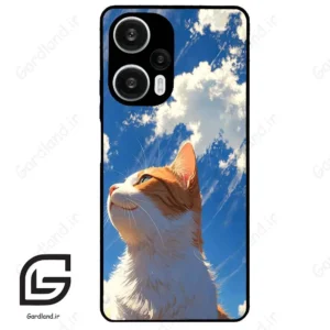 قاب گوشی شیائومی ردمی نوت 12 توربو (Redmi Note 12 Turbo ) طرح گربه کد 2366