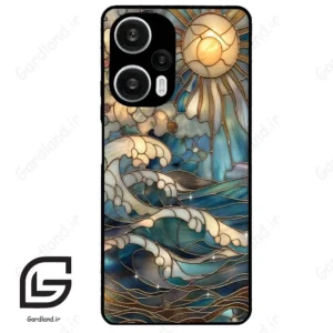قاب گوشی شیائومی ردمی نوت 12 توربو (Redmi Note 12 Turbo ) طرح شیشه کد 2393