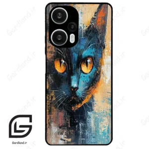 قاب گوشی شیائومی ردمی نوت 12 توربو (Redmi Note 12 Turbo ) طرح گربه کد 2397