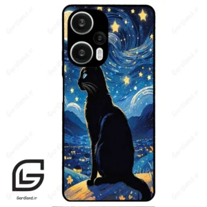 قاب گوشی شیائومی ردمی نوت 12 توربو (Redmi Note 12 Turbo ) طرح گربه کد 2438