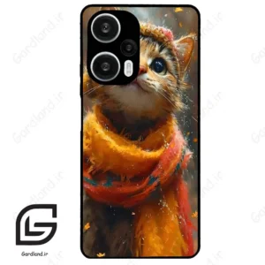 قاب گوشی شیائومی ردمی نوت 12 توربو (Redmi Note 12 Turbo ) طرح گربه کد 2440