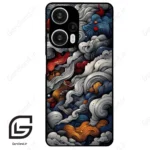 قاب گوشی شیائومی ردمی نوت 12 توربو (Redmi Note 12 Turbo ) طرح ابرنگی کد 2448