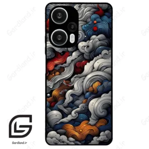 قاب گوشی شیائومی ردمی نوت 12 توربو (Redmi Note 12 Turbo ) طرح ابرنگی کد 2448