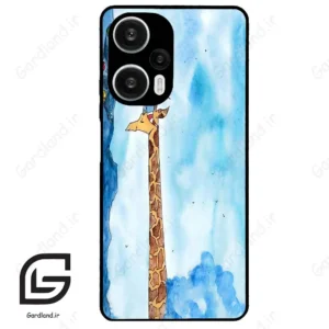 قاب گوشی شیائومی ردمی نوت 12 توربو (Redmi Note 12 Turbo ) طرح زرافه کد 2456