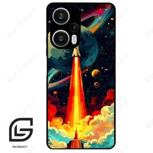 قاب گوشی شیائومی ردمی نوت 12 توربو (Redmi Note 12 Turbo ) طرح موشک کد 2463