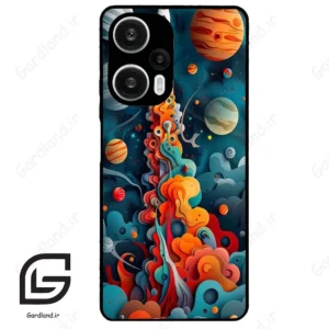 قاب گوشی شیائومی ردمی نوت 12 توربو (Redmi Note 12 Turbo ) طرح موشک کد 2470