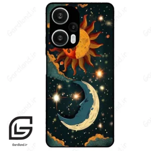 قاب گوشی شیائومی ردمی نوت 12 توربو (Redmi Note 12 Turbo ) طرح ماه کد 2474