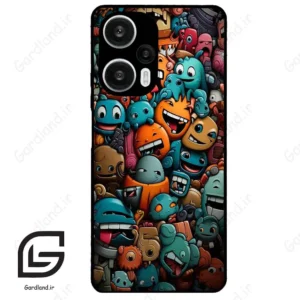 قاب گوشی شیائومی ردمی نوت 12 توربو (Redmi Note 12 Turbo ) طرح استیکر کد 2478