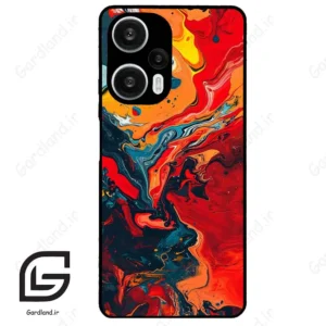 قاب گوشی شیائومی ردمی نوت 12 توربو (Redmi Note 12 Turbo ) طرح ابرنگی کد 2490