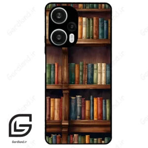 قاب گوشی شیائومی ردمی نوت 12 توربو (Redmi Note 12 Turbo ) طرح کتابخانه کد 2527