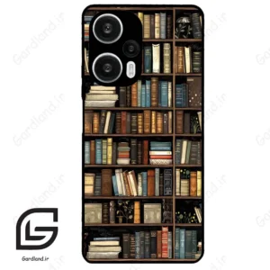 قاب گوشی شیائومی ردمی نوت 12 توربو (Redmi Note 12 Turbo ) طرح کتابخانه کد 2533