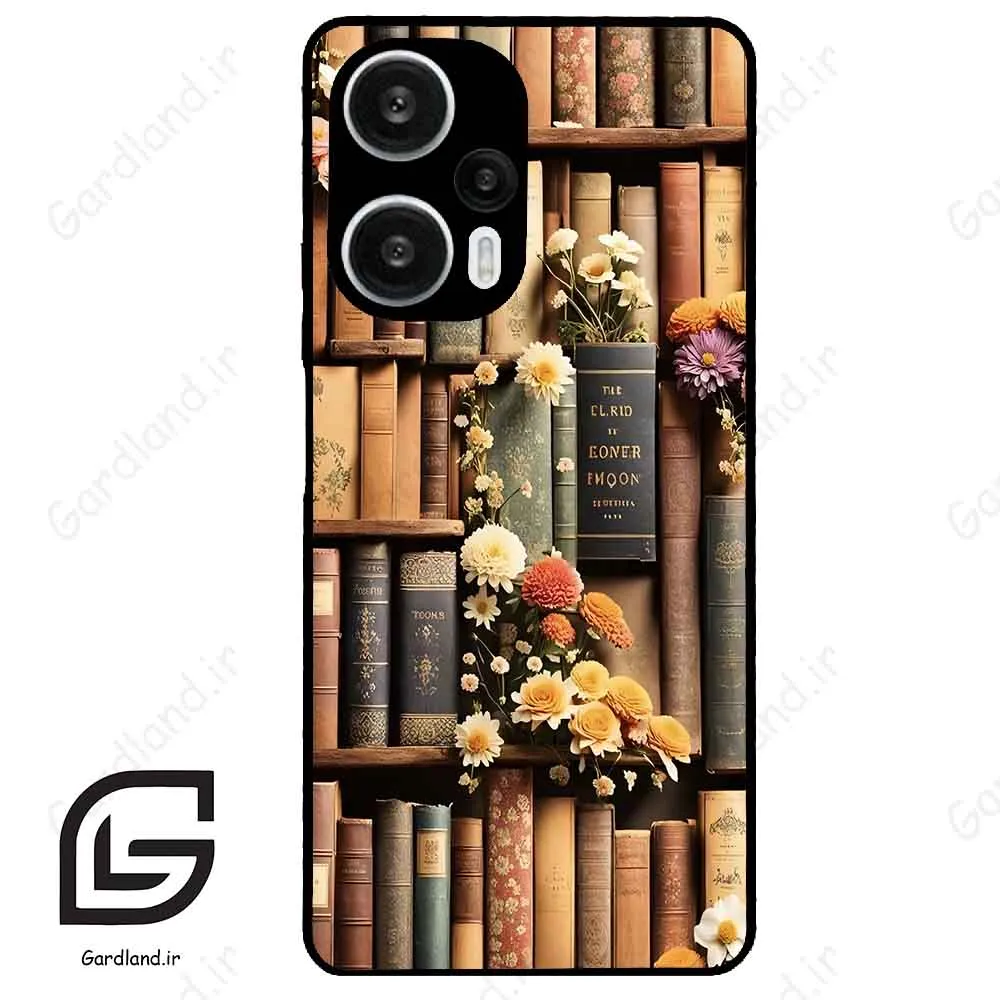 قاب گوشی شیائومی ردمی نوت 12 توربو (Redmi Note 12 Turbo ) طرح کتابخانه کد 2534