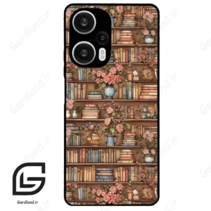 قاب گوشی شیائومی ردمی نوت 12 توربو (Redmi Note 12 Turbo ) طرح کتابخانه کد 2535
