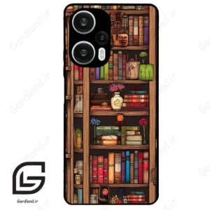 قاب گوشی شیائومی ردمی نوت 12 توربو (Redmi Note 12 Turbo ) طرح کتابخانه کد 2537