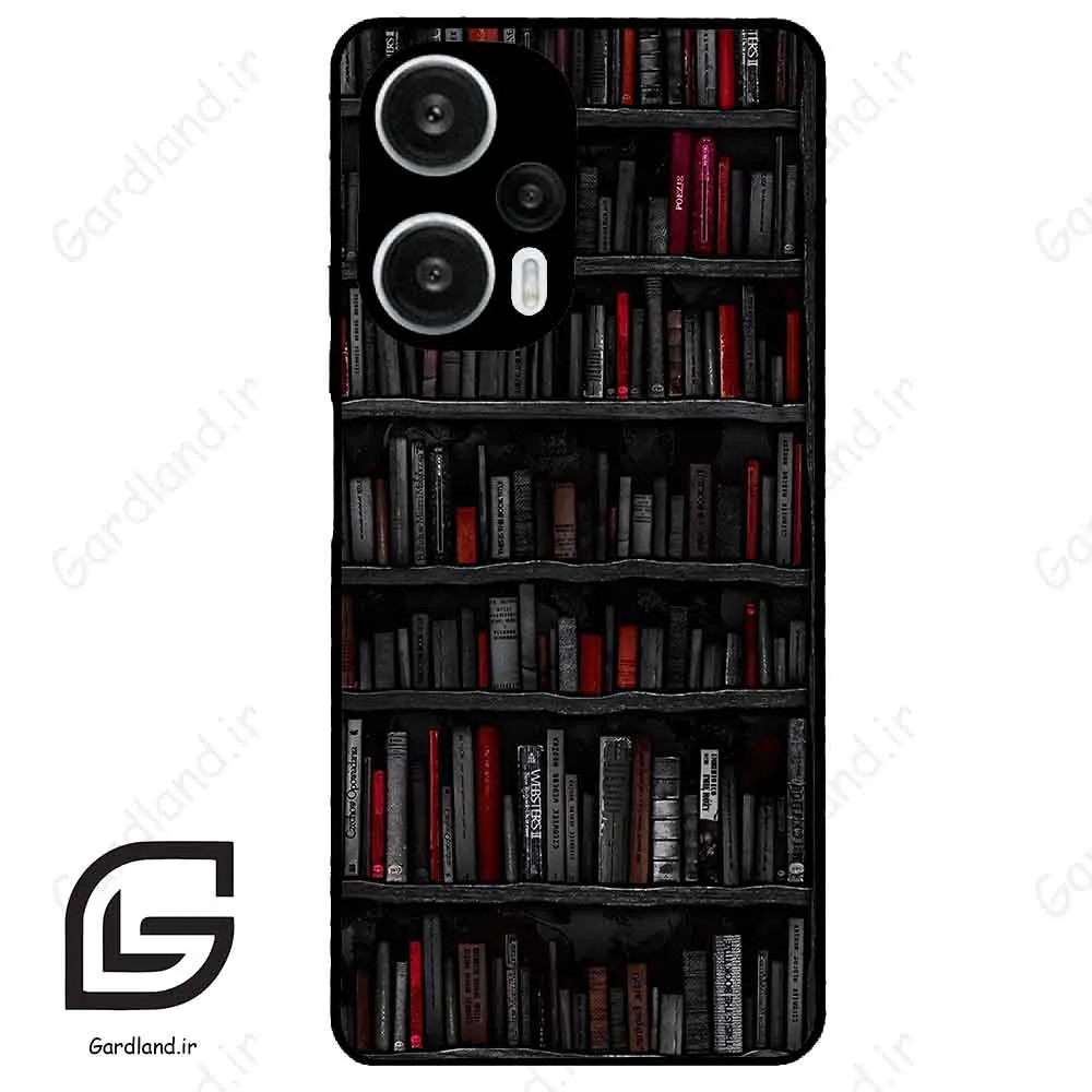 قاب گوشی شیائومی ردمی نوت 12 توربو (Redmi Note 12 Turbo ) طرح کتابخانه کد 2540