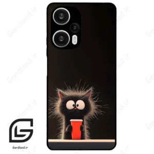 قاب گوشی شیائومی ردمی نوت 12 توربو (Redmi Note 12 Turbo ) طرح گربه کد 2580