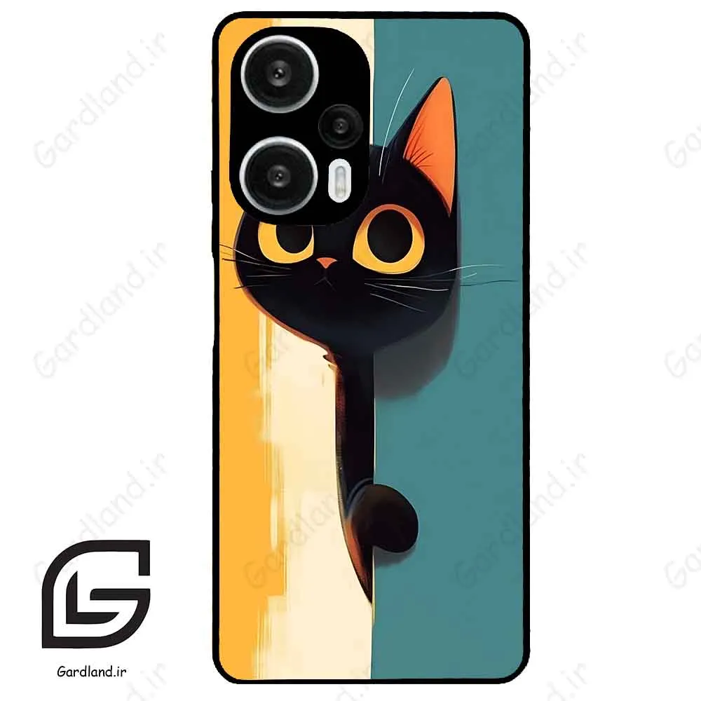 قاب گوشی شیائومی ردمی نوت 12 توربو (Redmi Note 12 Turbo ) طرح گربه کد 2581