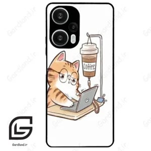 قاب گوشی شیائومی ردمی نوت 12 توربو (Redmi Note 12 Turbo ) طرح گربه کد 2617