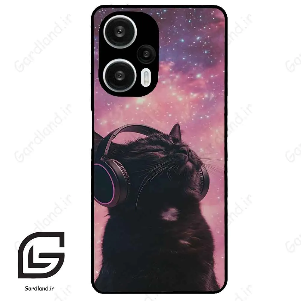 قاب گوشی شیائومی ردمی نوت 12 توربو (Redmi Note 12 Turbo ) طرح گربه کد 2641