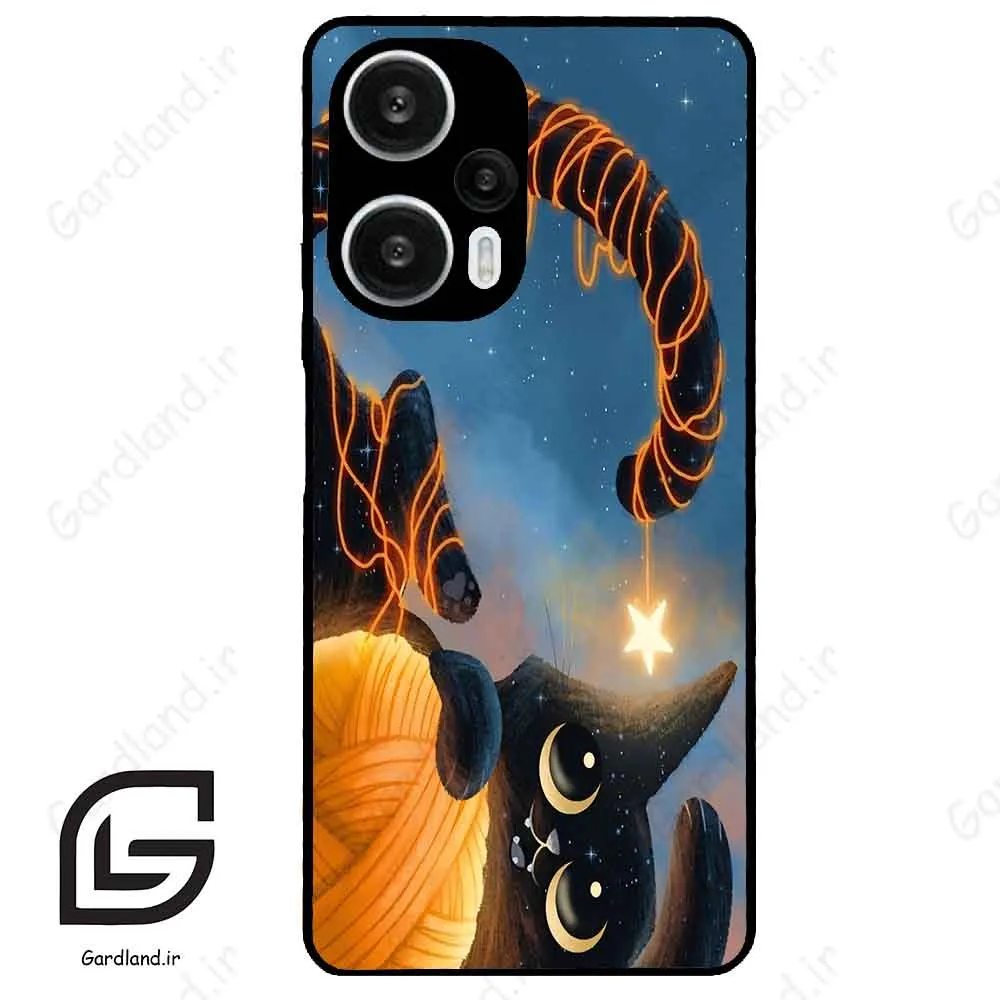 قاب گوشی شیائومی ردمی نوت 12 توربو (Redmi Note 12 Turbo ) طرح گربه کد 2654