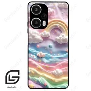 قاب گوشی شیائومی ردمی نوت 12 توربو (Redmi Note 12 Turbo ) طرح رنگارنگ کد 2656