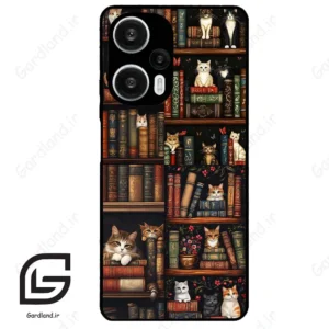 قاب گوشی شیائومی ردمی نوت 12 توربو (Redmi Note 12 Turbo ) طرح کتابخانه کد 2675