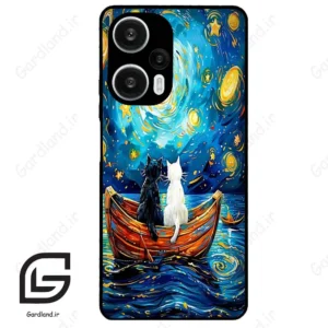 قاب گوشی شیائومی ردمی نوت 12 توربو (Redmi Note 12 Turbo ) طرح گربه کد 2727