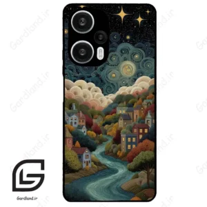 قاب گوشی شیائومی ردمی نوت 12 توربو (Redmi Note 12 Turbo ) طرح دهکده کد 2736