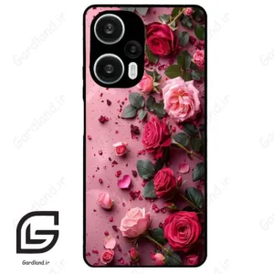 قاب گوشی شیائومی ردمی نوت 12 توربو (Redmi Note 12 Turbo ) طرح رز کد 2744