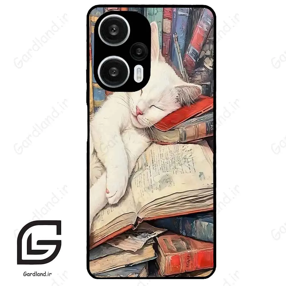 قاب گوشی شیائومی ردمی نوت 12 توربو (Redmi Note 12 Turbo ) طرح گربه کد 2758