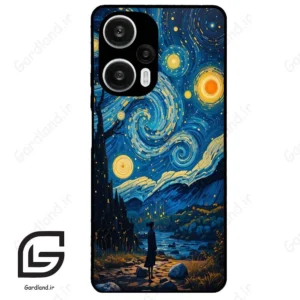 قاب گوشی شیائومی ردمی نوت 12 توربو (Redmi Note 12 Turbo ) طرح شب کد 2801