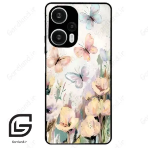 قاب گوشی شیائومی ردمی نوت 12 توربو (Redmi Note 12 Turbo ) طرح پروانه کد 2803