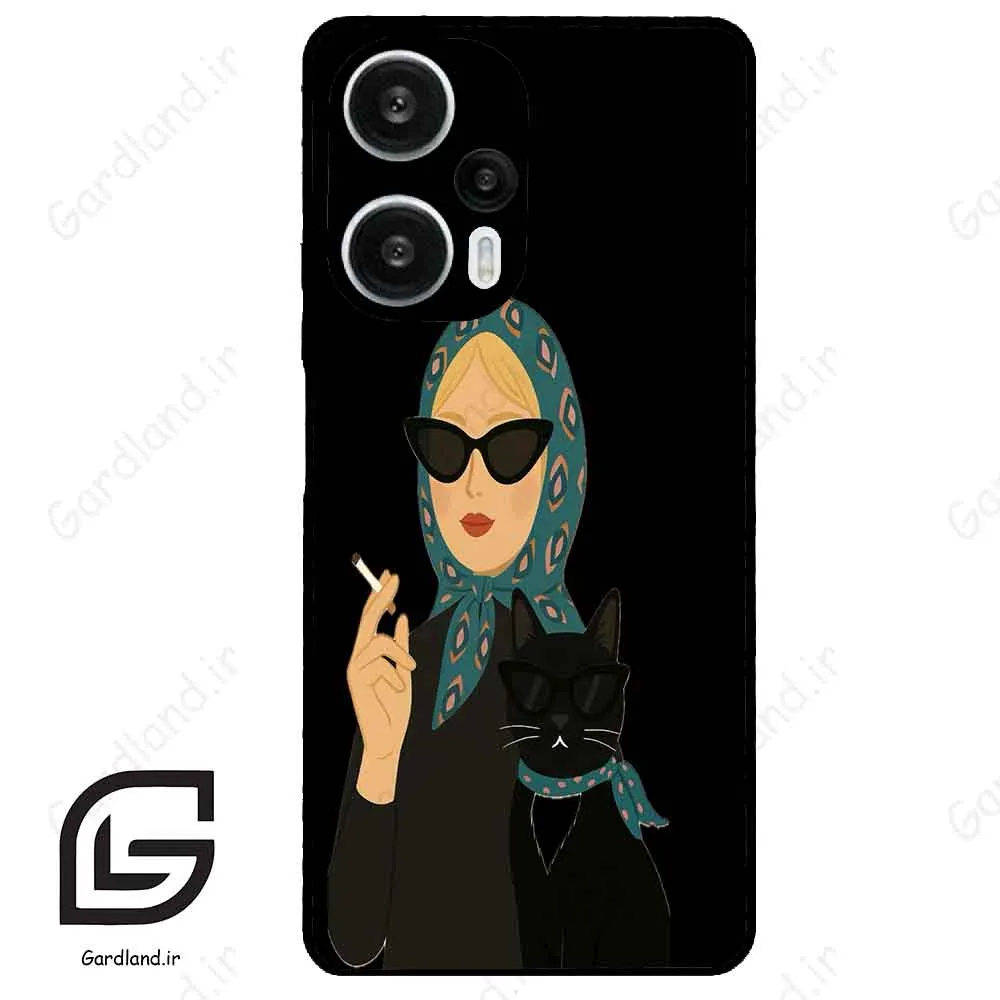 قاب گوشی شیائومی ردمی نوت 12 توربو (Redmi Note 12 Turbo ) طرح خانومی کد 2810
