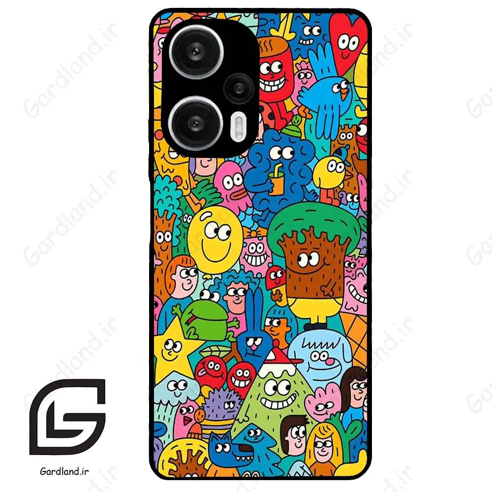 قاب گوشی شیائومی ردمی نوت 12 توربو (Redmi Note 12 Turbo ) طرح شخصیت کد 2856