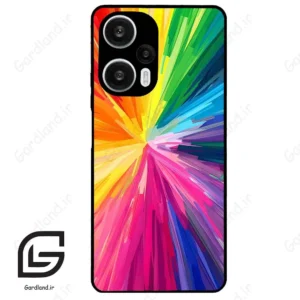 قاب گوشی شیائومی ردمی نوت 12 توربو (Redmi Note 12 Turbo ) طرح رنگارنگ کد 2877