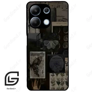 قاب گوشی شیائومی ردمی نوت 13 (Redmi Note 13 4g ) طرح پروانه کد 2096
