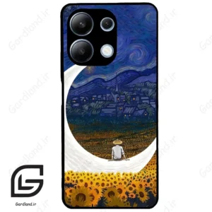 قاب گوشی شیائومی ردمی نوت 13 (Redmi Note 13 4g ) طرح ماه کد 2125